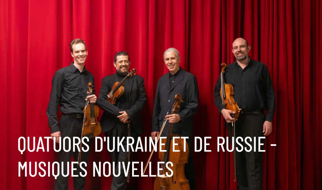 Illustration. La Ferme (Grange), Louvain-la-Neuve. Musiques nouvelles d|Ukraine et de Russie. Où la culture porte la paix. 2026-03-05